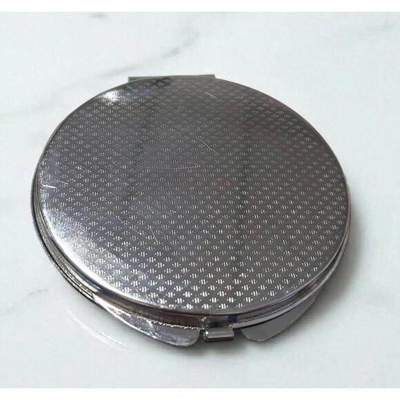 Betsey Johnson Pink Compact Mirror with Eiffel Tower Design - Preloved - Picture 5 of 8